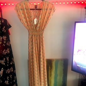 Very long lounge light dress xs / s